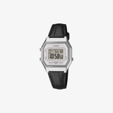 casio vintage watch (silver/black)