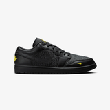 mens jordan 1 low se (black/tour yellow)