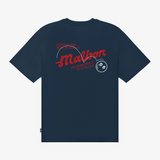 mens malbon vista demand s/s tee (blueberry)