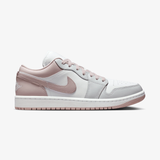 womens jordan 1 low (particle rose/enigma stone)
