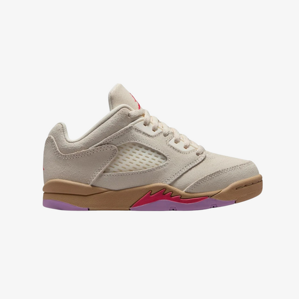 preschool jordan 5 retro low (pale ivory)