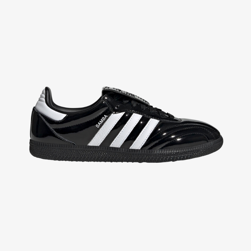 womens adidas samba lt (patent leather/black/white)