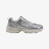 womens new balance 530 (silver metallic)