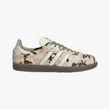 womens adidas samba og (wonder beige/trent green)
