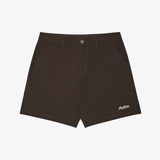 mens malbon golf ripley coolcore short (brown)