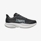 gradeschool hoka mach 6 (black/white)