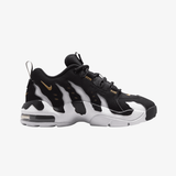 gradeschool nike air dt max '96 low (black/metallic gold-white)