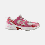 preschool new balance 530 bungee (pink/white)