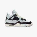 gradeschool jordan 4 retro (platinum/gold)