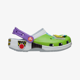 gradeschool crocs x disney pixar's toy story buzz lightyear classic clog (blue/grey)