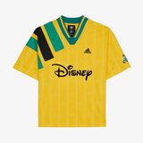 mens adidas x brain dead disney soccer jersey (yellow)