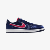 mens air jordan 1 retro low og "howard" (college navy/university red-white)