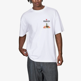 mens pleasures delivery s/s tee (white)