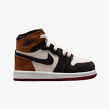 toddler jordan 1 retro high og (shadow brown/team red)