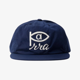 parra weird eye logo 6 panel hat (blue)