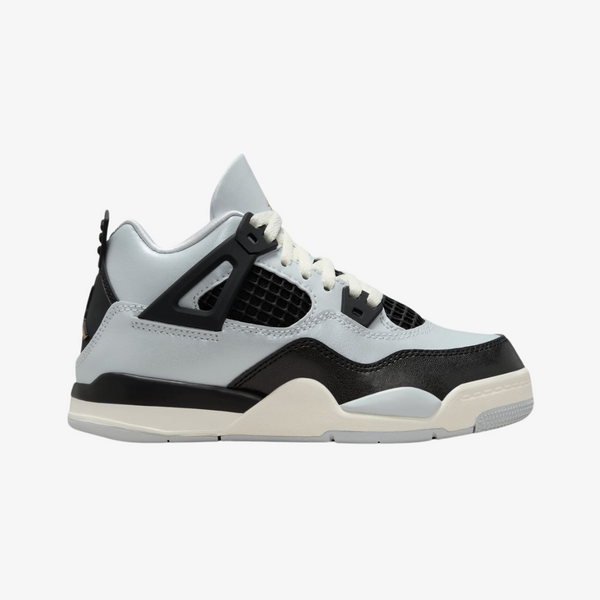 preschool jordan 4 retro (platinum/gold)