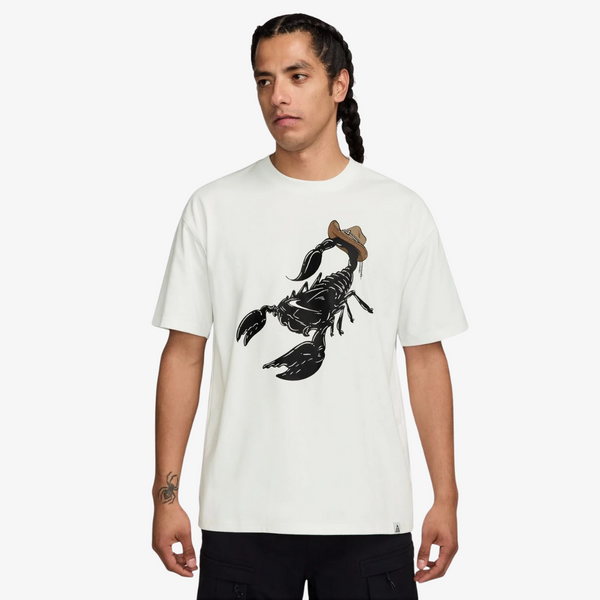 mens nike acg s/s tee (summit white)