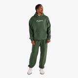 mens malbon fesque hoodie (olivine)