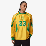 mens jordan brasil l/s jersey (varsity maize/lucky green)