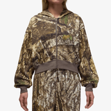 womens jordan cropped full zip hoodie (realtree)