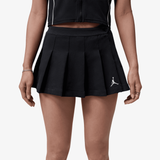 womens jordan brooklyn pleated skirt (black/white)