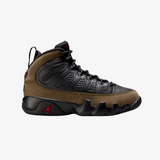 gradeschool jordan 9 retro (olive)