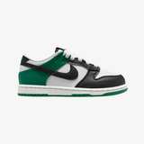 preschool nike dunk low (off white/black-malachite)