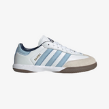 mens adidas samba mn (white/clear sky/gum)