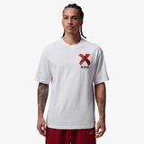 mens jordan banned s/s tee (white)