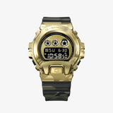 casio g-shock digital 6900 series watch (gold/camo)