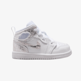 toddler jordan 1 mid se (white/field silver-white)