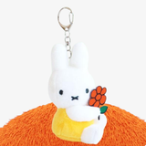 miffy flower mini backpack keychain (yellow)