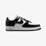 mens nike air force 1 (black/black-white)