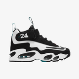 gradeschool nike air griffey max 1 (white/black-fresh water)