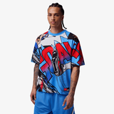 mens jordan brooklyn graphic s/s tee (mulit color)