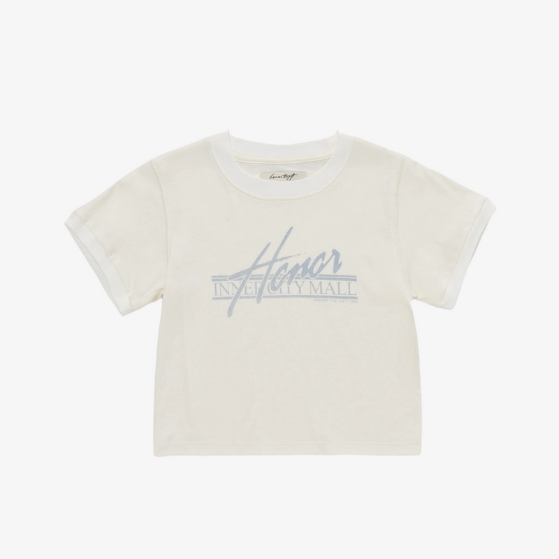 womens honor the gift mall s/s tee (bone)