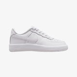 preschool nike force 1 low (white/white)