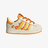 toddler adidas x pokemon superstar II (cream white/shock yellow/bold orange)