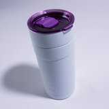the double cup™ | 20oz insulated tumbler (white/purple)