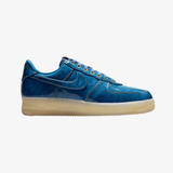 mens nike air force 1 retro (coastal blue/coastal blue)