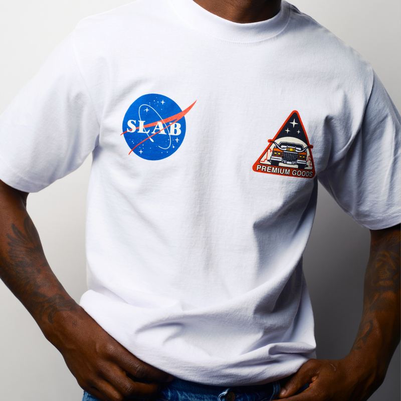 mens premiumgoods. space city s/s tee (white)