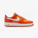 mens nike air force 1 '07 lv8 patent leather (safety orange/white-sport orange)