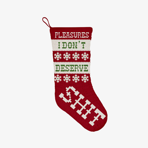 pleasures naughty holiday stocking (red)