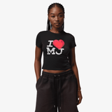 womens jordan flight s/s tee (black)