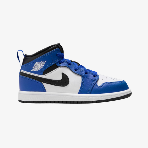 preschool jordan 1 mid (game royal/black)