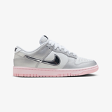 womens nike dunk low lx (photon dust/metallic silver)