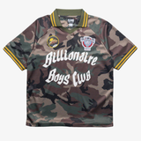 mens billionaire boys club fc s/s knit polo (kelp)