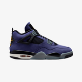 mens jordan 4 retro (imperial purple/multi-color)