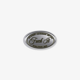 huf fuck it signet ring (silver)