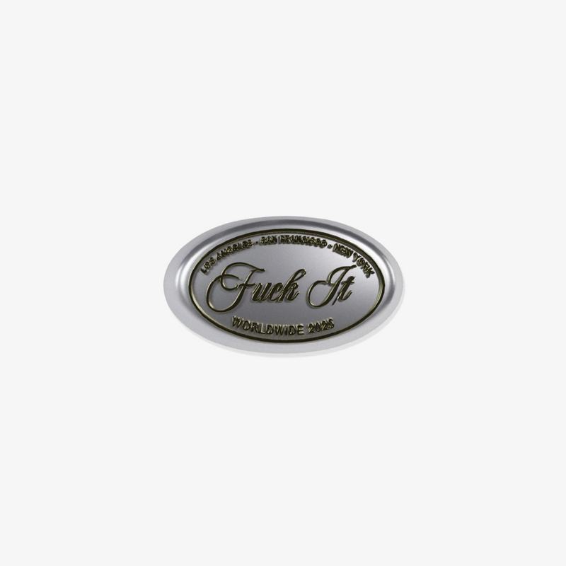 huf fuck it signet ring (silver)